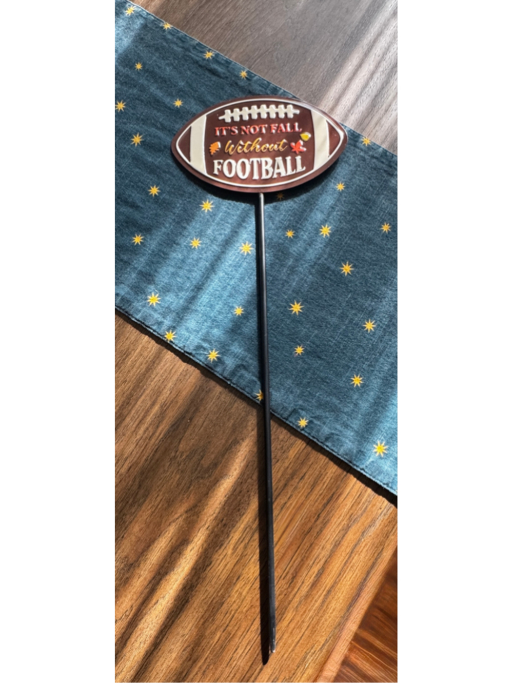 Kirkland’s “It’s Not Fall Without Football” 24” Garden Stake